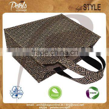 2017 Fancy Jute Tote Bag for Men photo-3