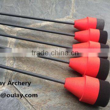 Red Foam Tipped 500sp*30inch Hybrid Carbon Arrows