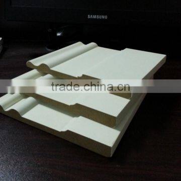 new style & good quality White Primer Wooden Wall Panel Baseboard Moulding