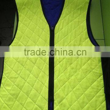 Neon green cool work vest wholesale