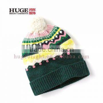 New Fashion Fancy Color Hand Knitted Hat Patterns