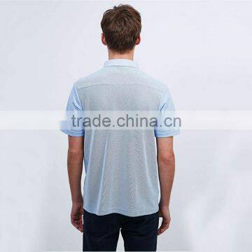 Plain Blue Polo With Chest Pocket 100 Percent Cotton Mens Polo Shirts T-shirt photo-4