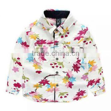 2017 Spring Colorful Printing Garments for Kids High Quality Baby Blouse Wholesale photo-2