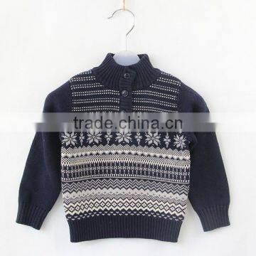Baby Retro Styles Pullover Snowflake Design Christmas Sweater photo-2