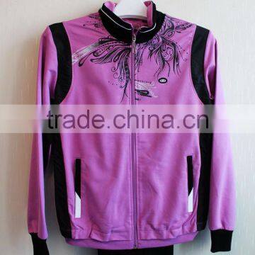2016 Wholesale Ladies Fashion Jogging Suit Lady Zipper Long Sleeve Sports Suit For Women 2 Pcs Set OEM photo-2