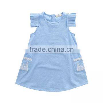 Customize Latest Fashion Casual Designer Little Girls Summer One Piece Dress photo-4