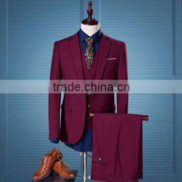 Slim Fit New Fashion 3 piece men's suit