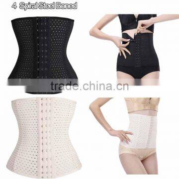 Women Waist Trainer Super Stretch Steel Bone Hot Body Shaper Waist Cincher Control Corset Slimming Belt Tummy Bustiers photo-3