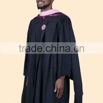 black graduation gowns, graduation robes, phd dotorate gowns