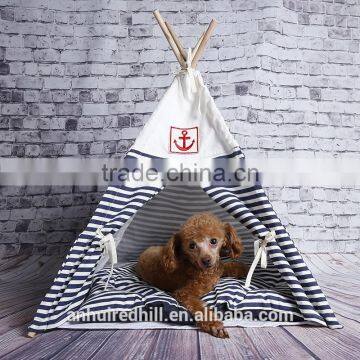 R1932H Hot Sale Wood Outdoor Pet Dog Cat Teepee Tent/Cat Teepee