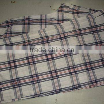 Foreign Trade the Original Single Export Japan Pure Cotton Cloth Grid Man Pajamas The Spring and Autumn Period and the Long Slee photo-4