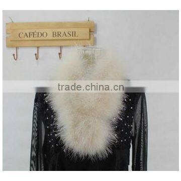 Turkey feather ostrich feather scarf fur collar