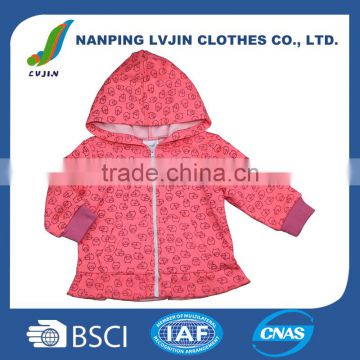 Children outerwear baby girls cotton Hooded coats AutumnJacket Kids Coat