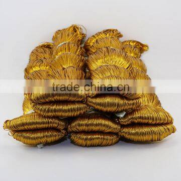 Metallic Yard Polyester Metallic Yarn Ribbon Material wholesale ribbon bow