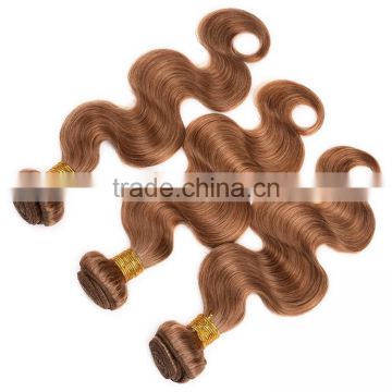 Shengyuan 7A Colored 27# Honey Blonde Brazilian Hair Weave Accept Paypal Pure Natural Color 10 To 24 Inch