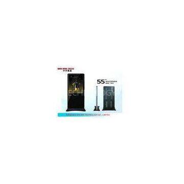 Multi Language Floor Standing Digital Signage , Restaurant LCD AD Player