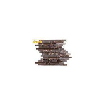 Heat Resistance Glass And Metal Mosaic Tile For Sauna Bathing Pools