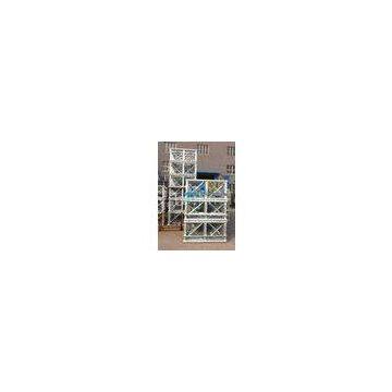 Red Painted Double Cage Building Site Hoist Equipment 1600kg , Building Materials Lift