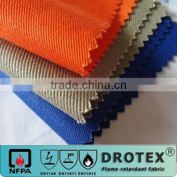 AS/NZS4399 100%Cotton 190GSM High Visible Yellow UV Resistant Fabric photo-2