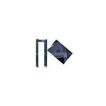 Public Guard Portable Walk Through Metal Detector Security Gate PVC Synthetic Material