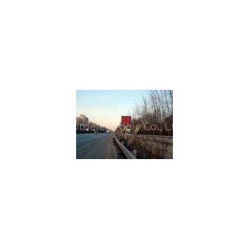 Single Pillar Road Side LED Road Sign For Road Traffic Message Display 200*200