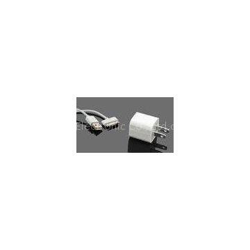 White Iphone Cell Phone Accessories , Charger And USD Charging USB Cable Pack For iphone 4s