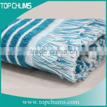 100% cotton wholesale Hamam Fouta turkish pestemal towel with tassel