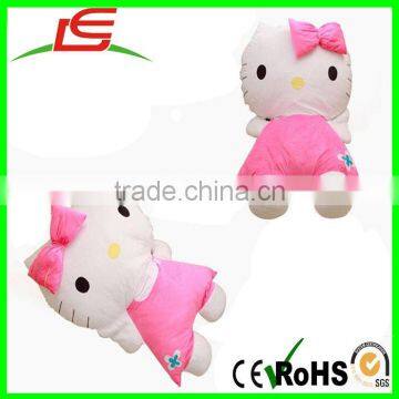 cartoon hello kitty plush stuffed memory foam beanbag sleeping bag