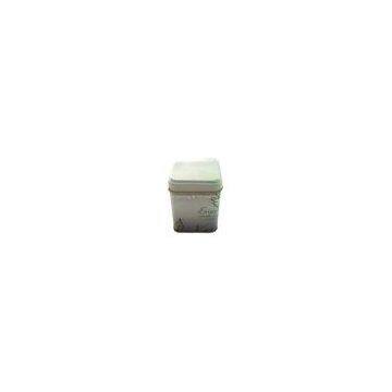 metal tea caddy