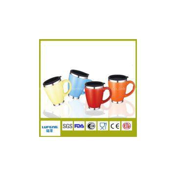 Ceramic Mug With Stainless Steel Inside With Cartoon Logo photo-3