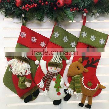 Window Displays Large Decoration Christmas Gift Stocking Reindeer Pattern M7090203