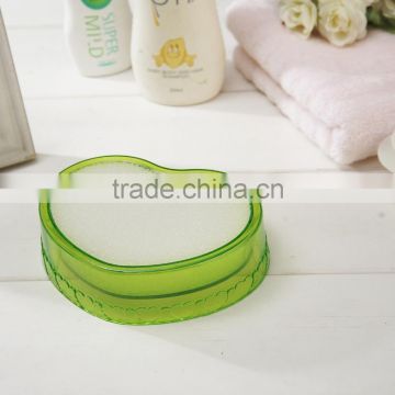 plastic home use soap dish,plastic soap case heart style