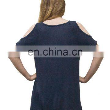 Womens Ladies Dressy Summer Casual Cold Off the Shoulder Tank Tops Shirts Blouse photo-4