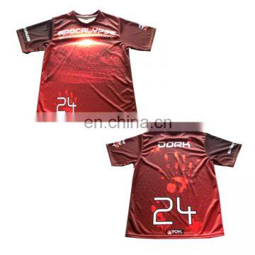 2016 hot new design sublimated t shirt OEM 3D cool printing