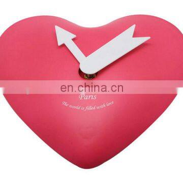 Pendulum Plastic Red Heart Clock photo-3