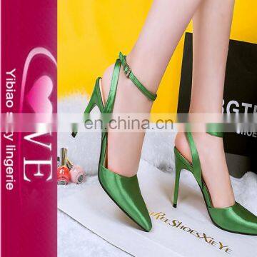 China Supplier New Arrivals High Heel Shoes Gold Sandals Heeled for Women photo-3