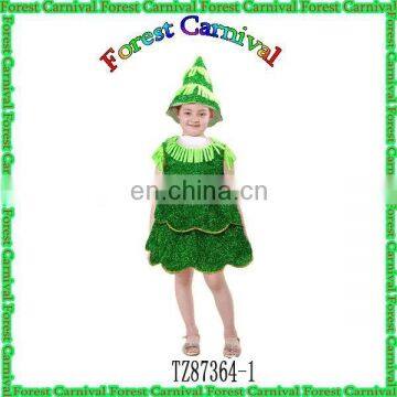 TZ87364-1Fashion New Style Girls Christmas Tree Dress Costumes