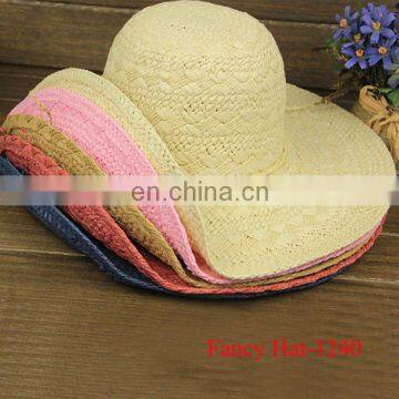 Custom Cheap Paper Straw Floppy hat wholesale China