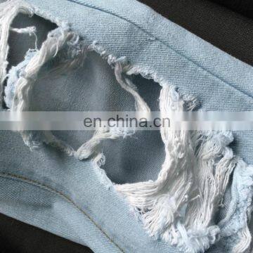 A Forever Fairness Loose Straight Holes Pants Nine New Fashion Jeans Pants,Latest Design Jeans Pants photo-6