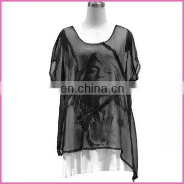 2015 new stylish europe north america fashion women blouse