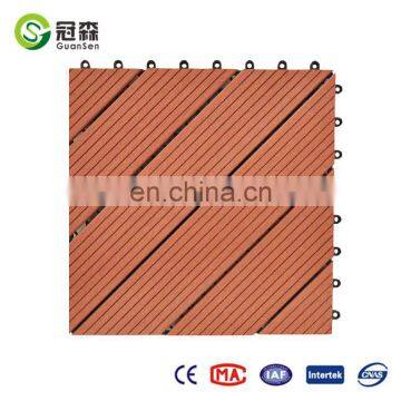 2017 NEW! outdoor garden DIY tiles wood plastic composite deck