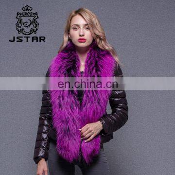 Fine Workmanship Womens And Jackets Short Model Classic Coat Fur Trimmed Down Coats