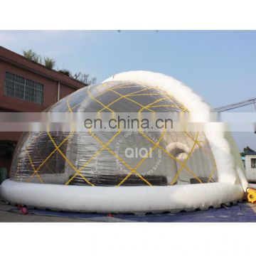 New inflatable bubble tent white inflatable dome tent transparent tent for sale