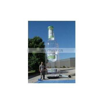 Giant inflatable bottle, transparent PVC inflatable bottle