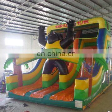 best quality cheap inflatable orangutan slide for kids