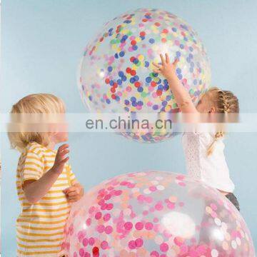 confetti balloons 12 inch 36 inch clear transparent wedding decoration party confetti balloon