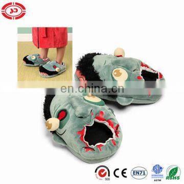 Zombie kids best gift funny joke plush slipper shoe