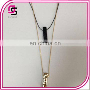 Summer hot selling new ladies simple fashion colors pendant necklace for gifts