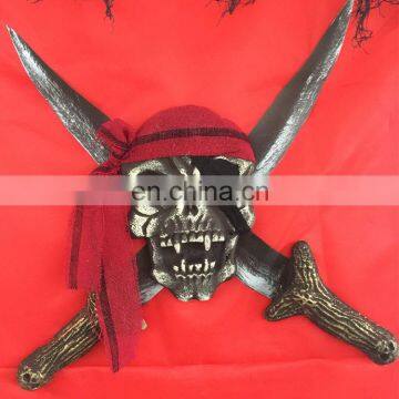 Halloween Hanging Flag With Pirate Skull With LED Light for Halloween Props photo-3
