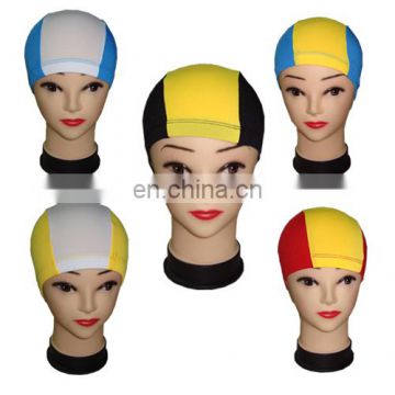 Contrasting Junior children swim cap